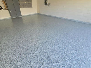 sea glass garage flooring in central florida