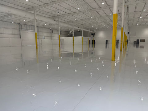 Industrial Pearl White Polyaspartic Solid Coating in Central Florida For Industrial and Commercial Solutions