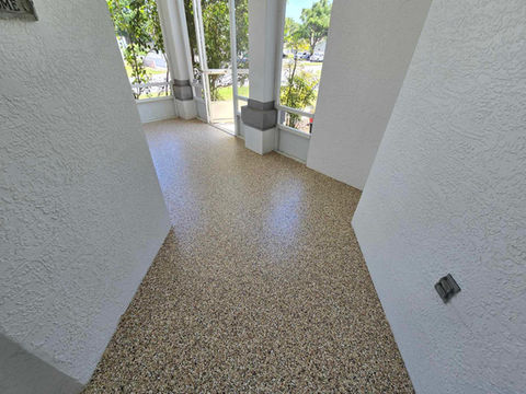 Outback hallway patio flooring