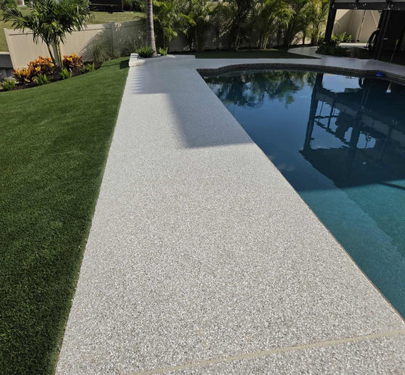 White Swan Polyaspartic Pool Deck Resurfacing Project in Central Florida 2