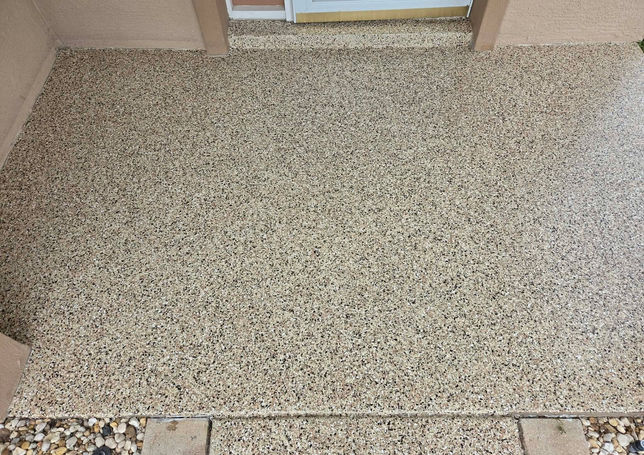 Outback UV Polymer Flake blend NanoX Polyaspartic Finish Coat 22