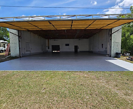 Airplane Hangars commercial and industrial flooring example Florida Epoxy installers