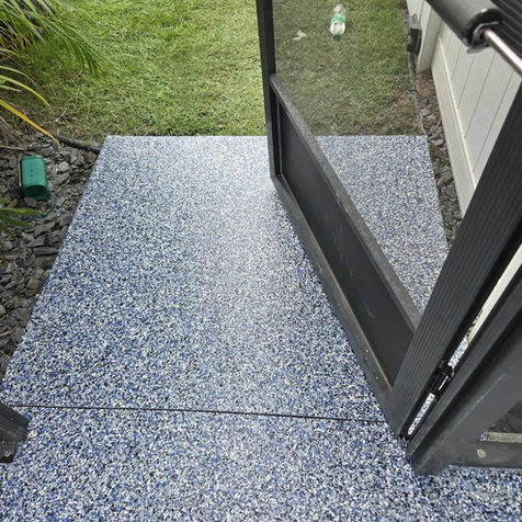 Orbit Patio Polyaspartic Coating in Central Florida Entryway