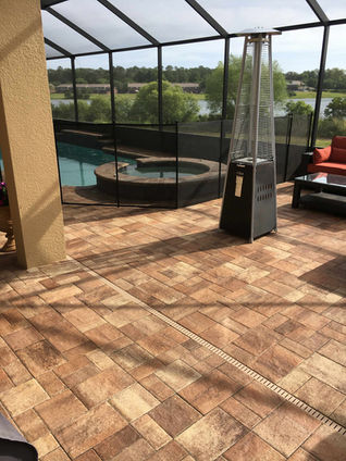 Paver Sealing Pool Deck and patio in Central Florida