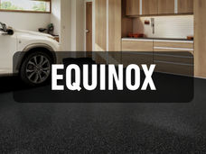 Equinox Garage Floor coating DuraQuartz Decorative stone blended look