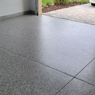 Chinchilla Polyaspartic Flooring garage coatings more up close