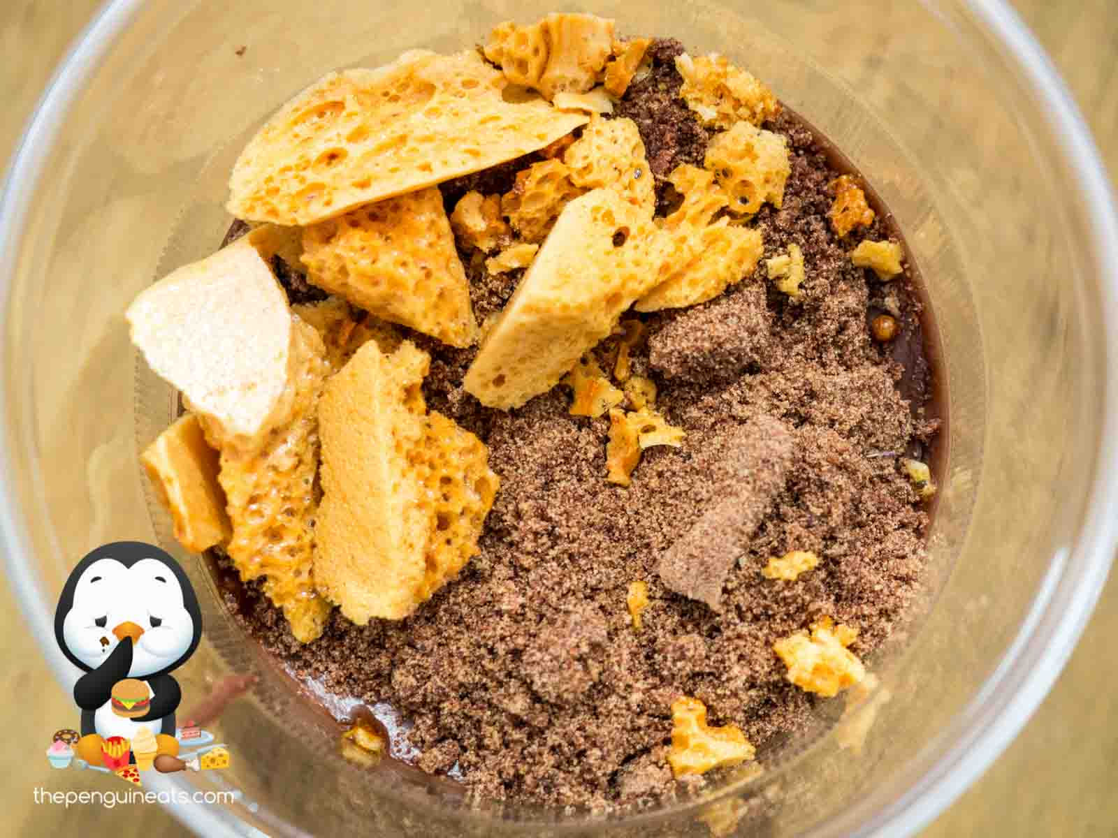 Honeycomb Chocolate Mousse