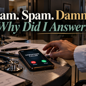 Scam. Spam. Damn It. Why Did I Answer?