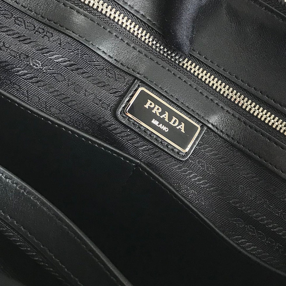 Thumbnail: Prada Document Bag Black Extra Large