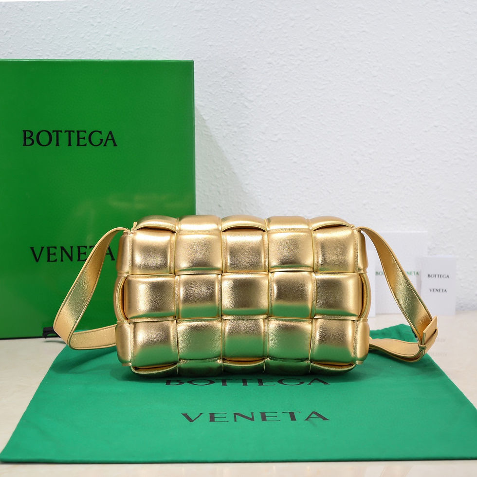Thumbnail: Bottega Veneta Padded Cassette Cross-body Bag Gold