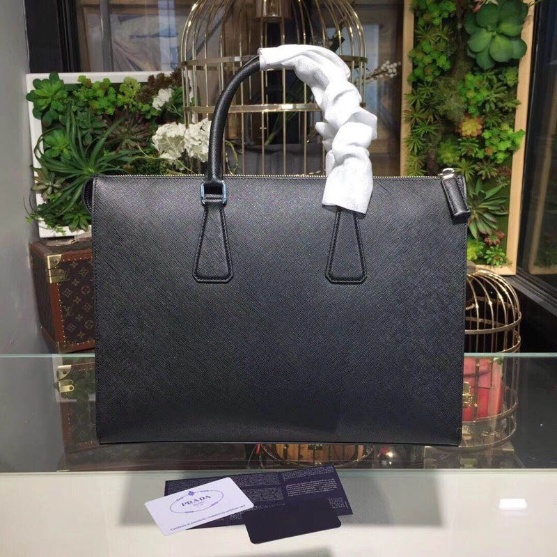 Thumbnail: Prada Document Bag Black Extra Large