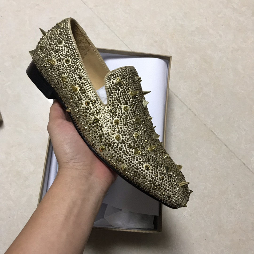 Christian Louboutin - Dandelion Spikes Gold