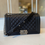 Thumbnail: Chanel Boy Silver Handbag Black