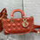 Thumbnail: Christian Dior Lady D-Joy Handbag Orange
