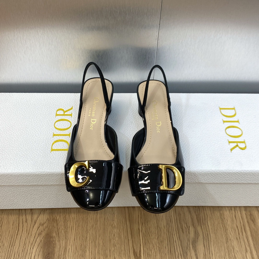 Christian Dior C'est Slingback Pump Black