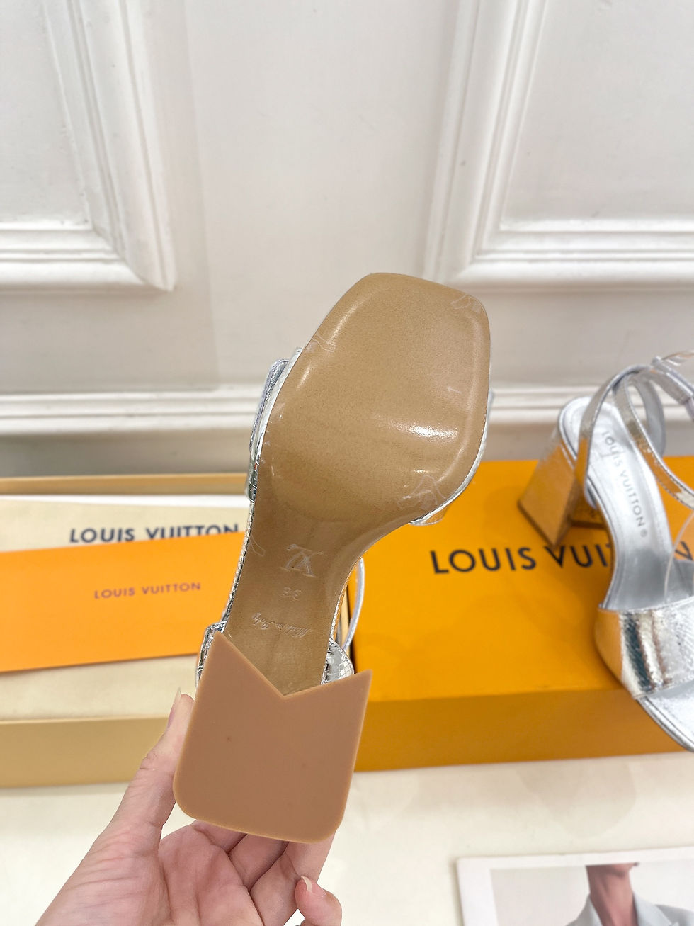 Thumbnail: Louis Vuitton Sandals Silver