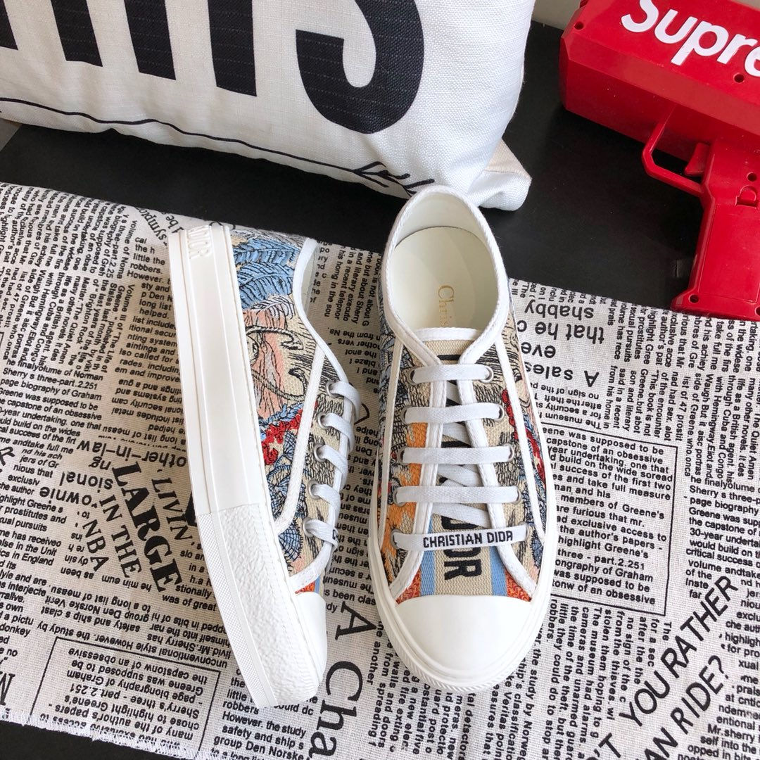 Christian Dior Walk'n'Dior Platform Sneaker White Multicolor