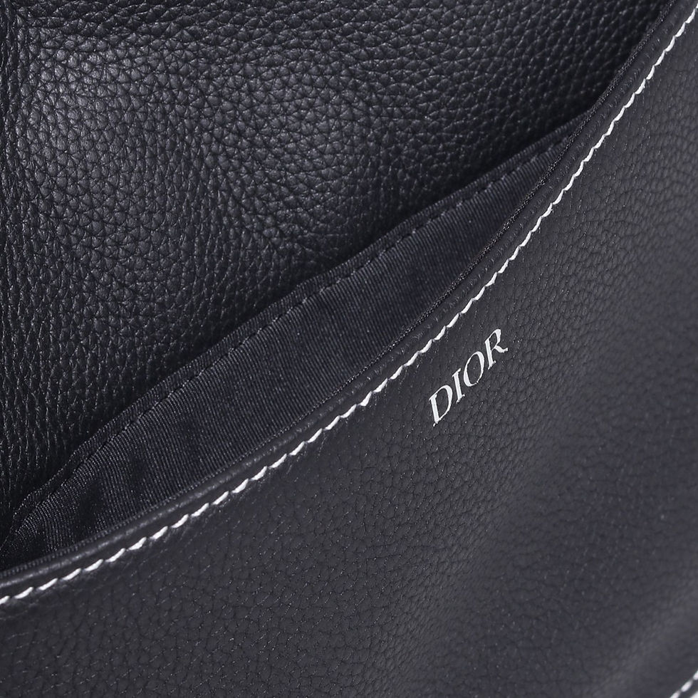 Thumbnail: Christian Dior Saddle Wrislet Wallet Black