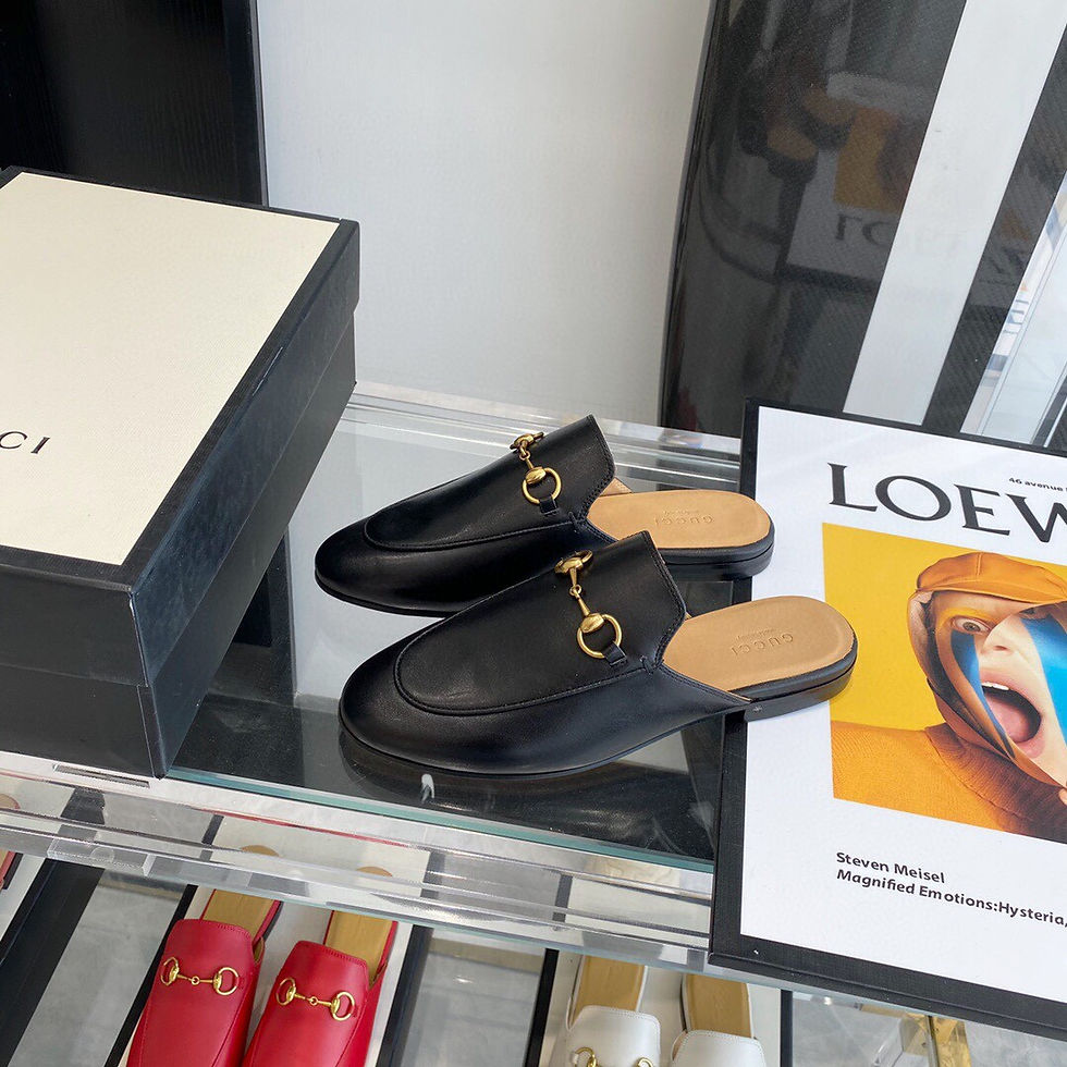 Thumbnail: Gucci Horse bit Mule Slippers Black