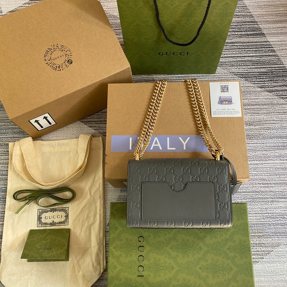 Thumbnail: Gucci Padlock Small Gray