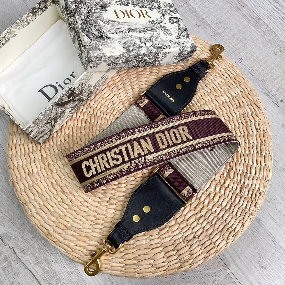 Christian Dior Shoulder Strap with Ring Red