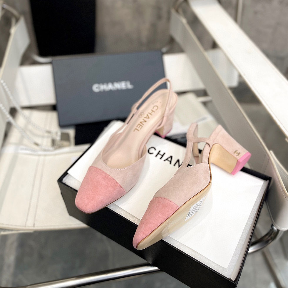 Thumbnail: Chanel Slingback Shoe Pink