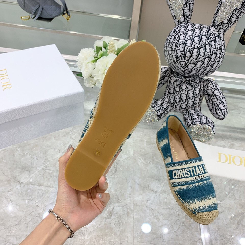 Thumbnail: Christian Dior Granville Espadrille Blue