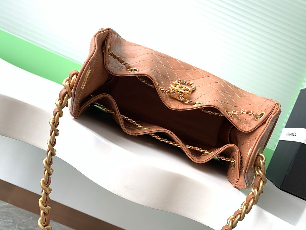 Thumbnail: Chanel 25 Shoulder Bag Orange