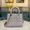 Thumbnail: Christian Dior Lady Dior Handbag Metallic Pink