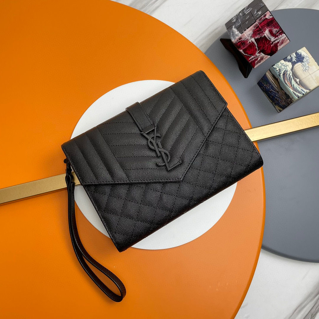 YSL Wristlet Black 6