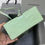 Thumbnail: Balenciaga Hourglass Croc Handbag Light Green Small