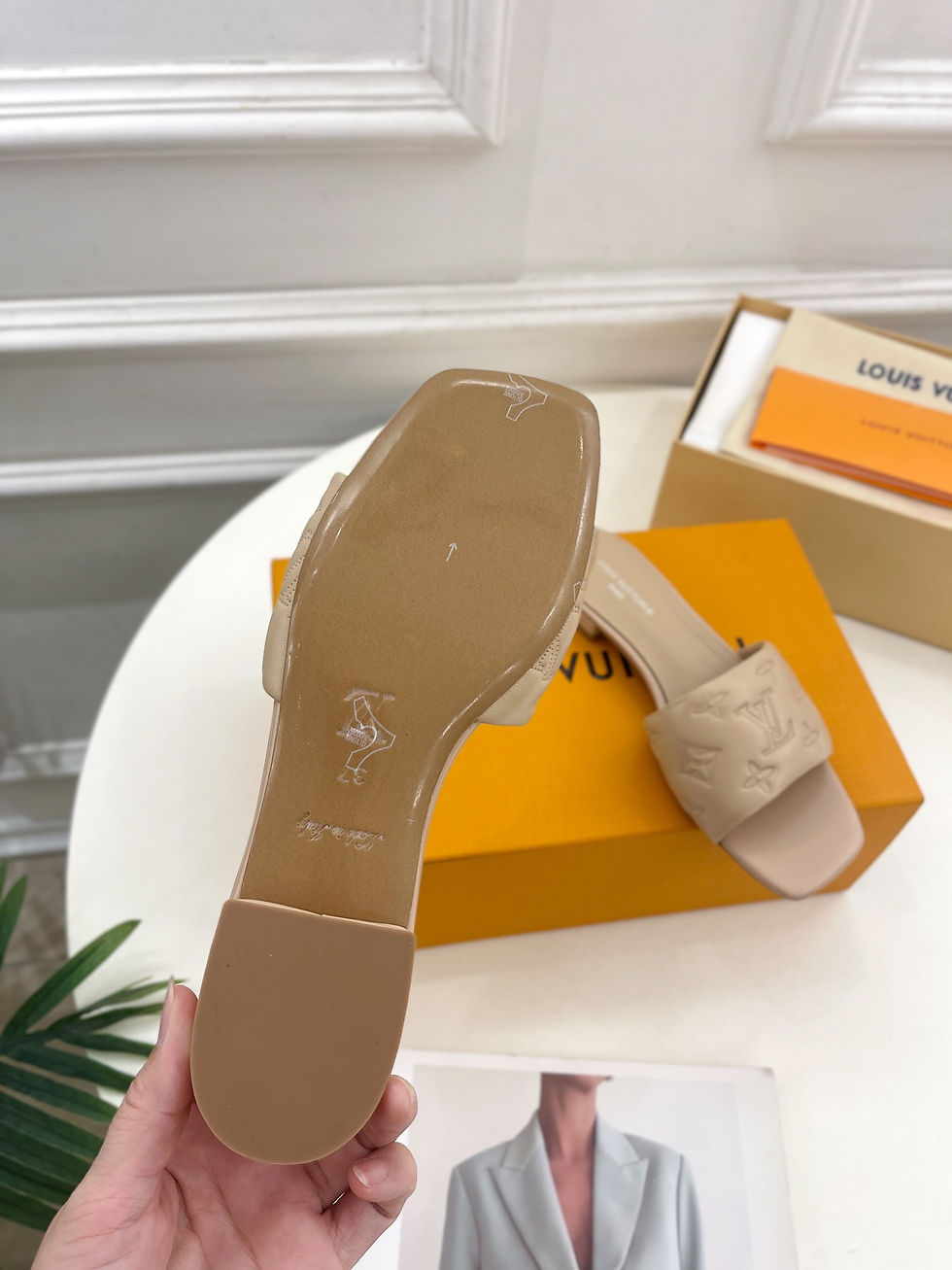 Thumbnail: Louis Vuitton Mule Beige