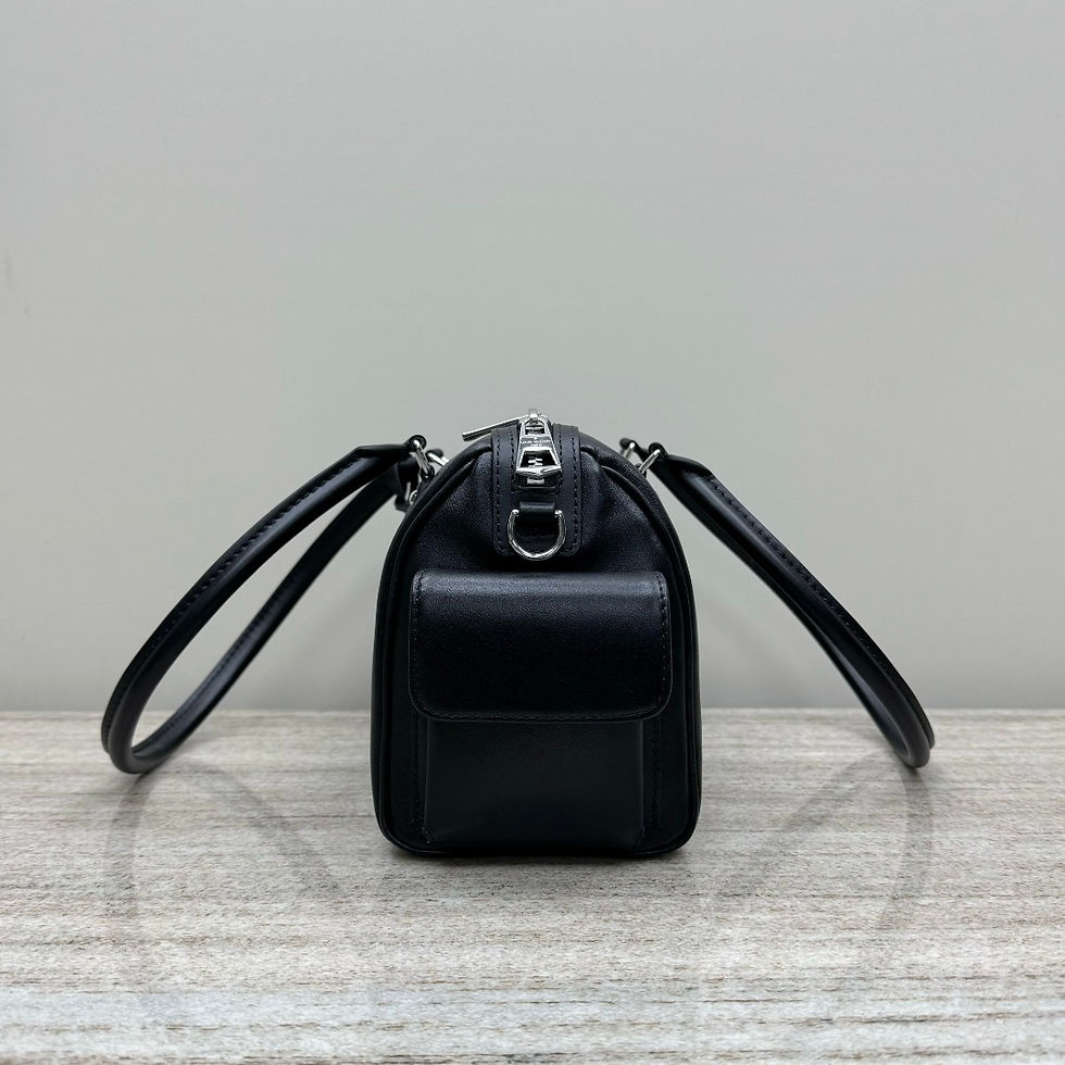 Thumbnail: Louis Vuitton Speedy Cargo Vibe Handbag Black