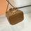 Thumbnail: Miu Miu Matelasse Nappa Micro Bag Brown