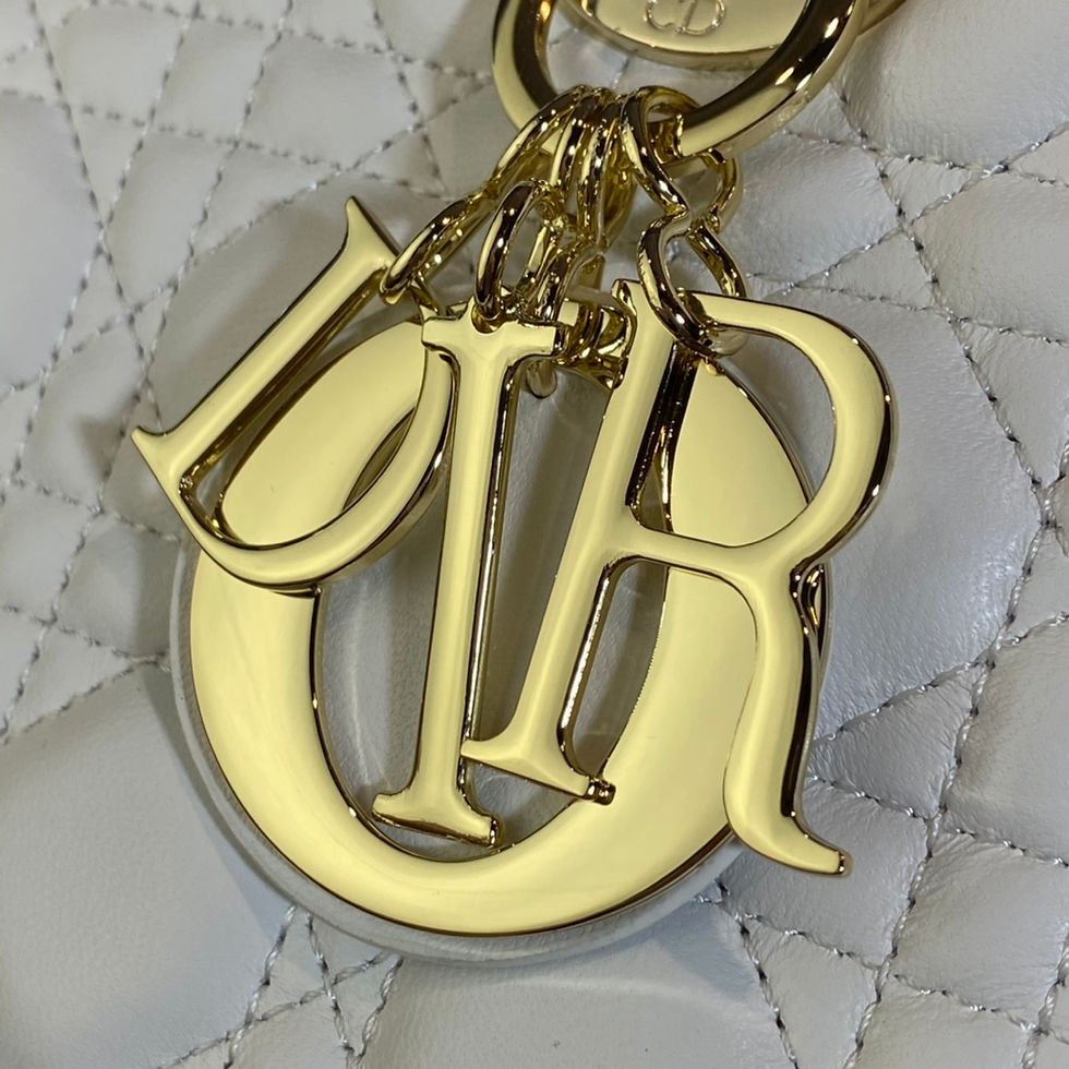 Thumbnail: Christian Dior Lady Dior Handbag White