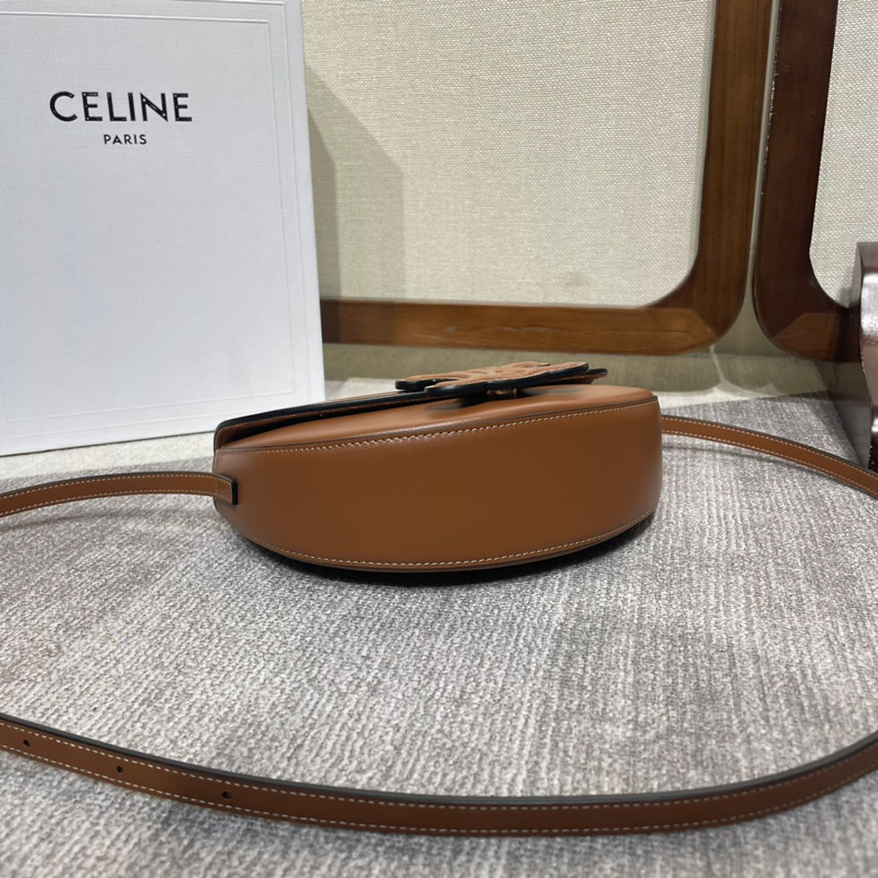 Thumbnail: Celine Half Moon Shoulder Bag 4