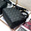 Thumbnail: Christian Dior Lady Dior Handbag Ultramatte Black Small