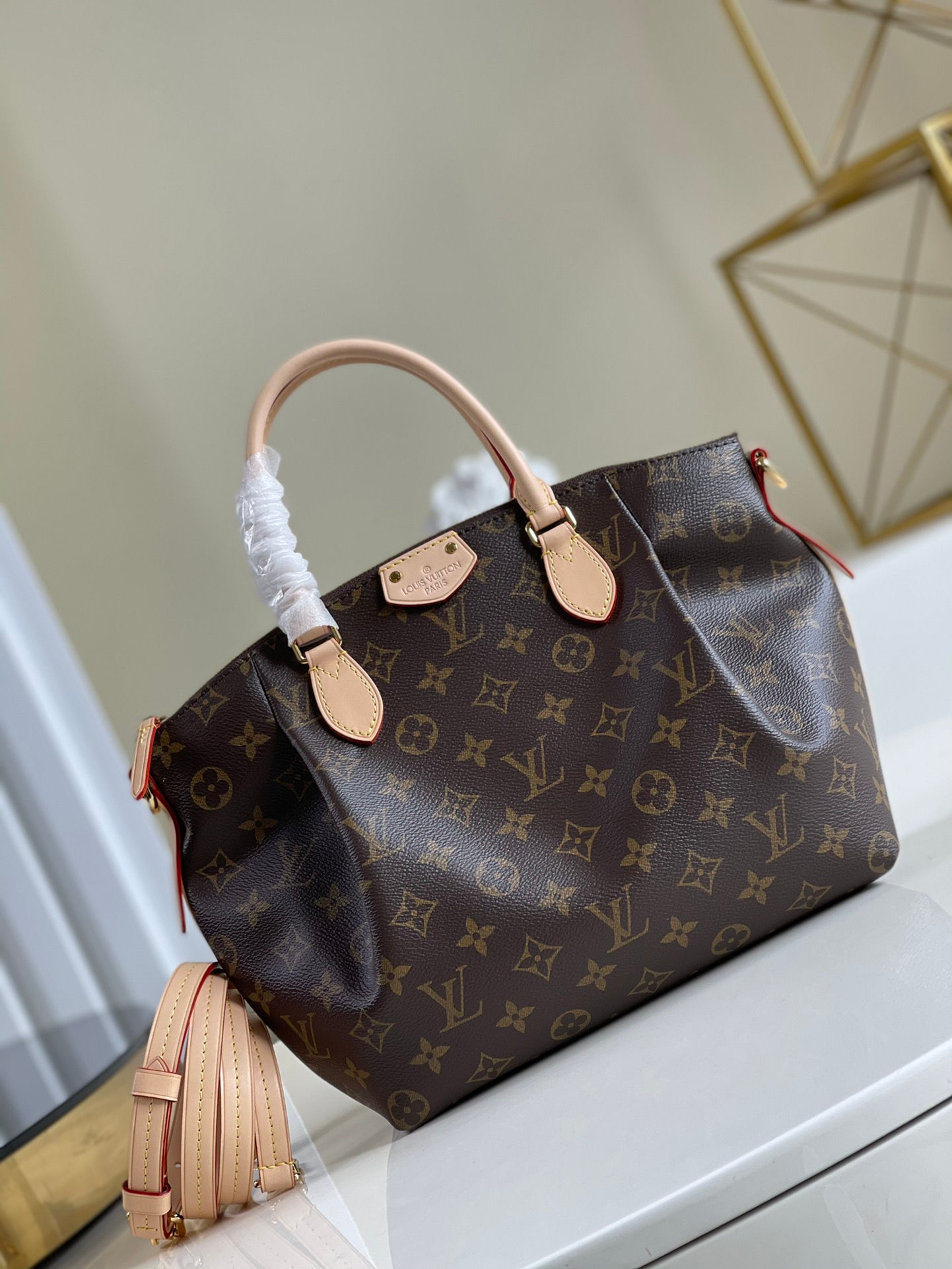 Louis Vuitton Turenne Handbag Brown