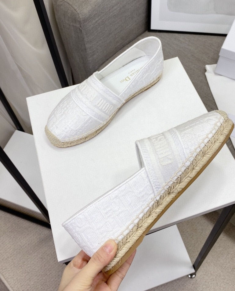 Thumbnail: Christian Dior Granville Espadrille White