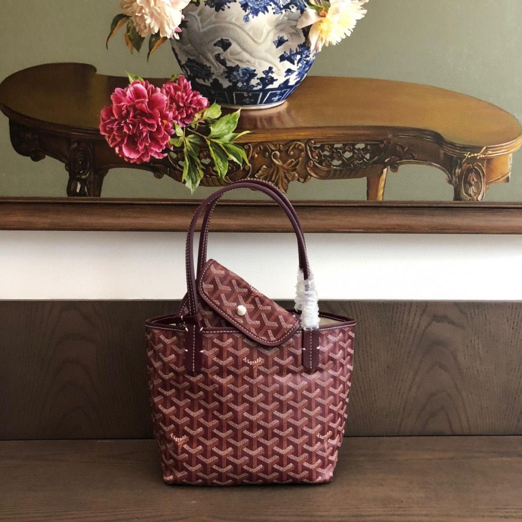 Goyard Saint Louis Tote Bag Burgundy