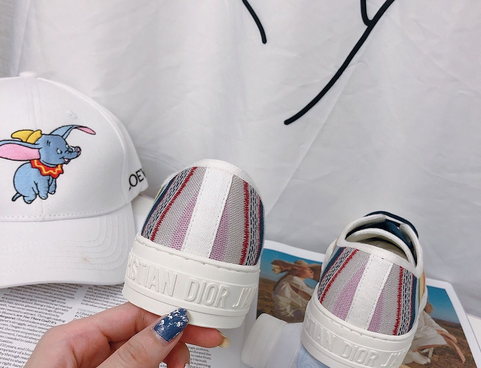 Thumbnail: Christian Dior Walk'n'Dior Platform Sneaker White Multicolor