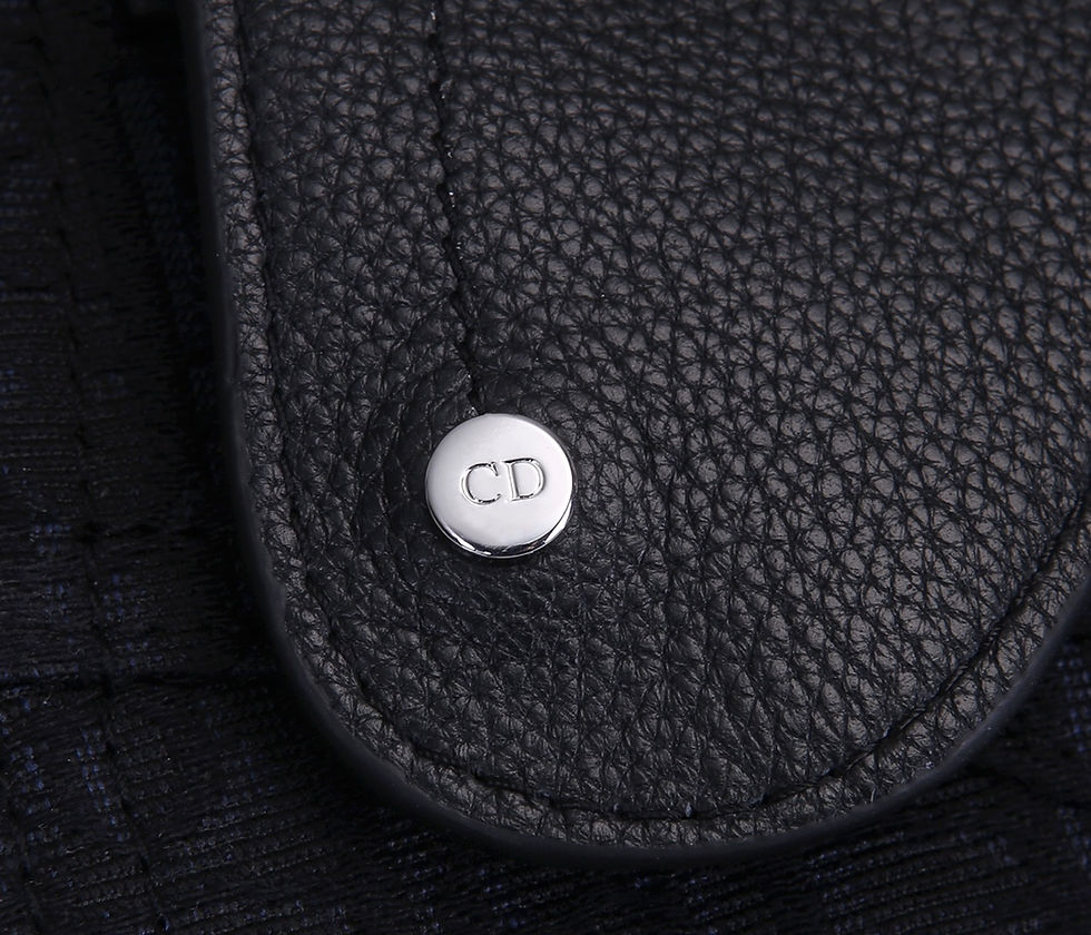 Thumbnail: Christian Dior Saddle Pouch Bag Oblique Black