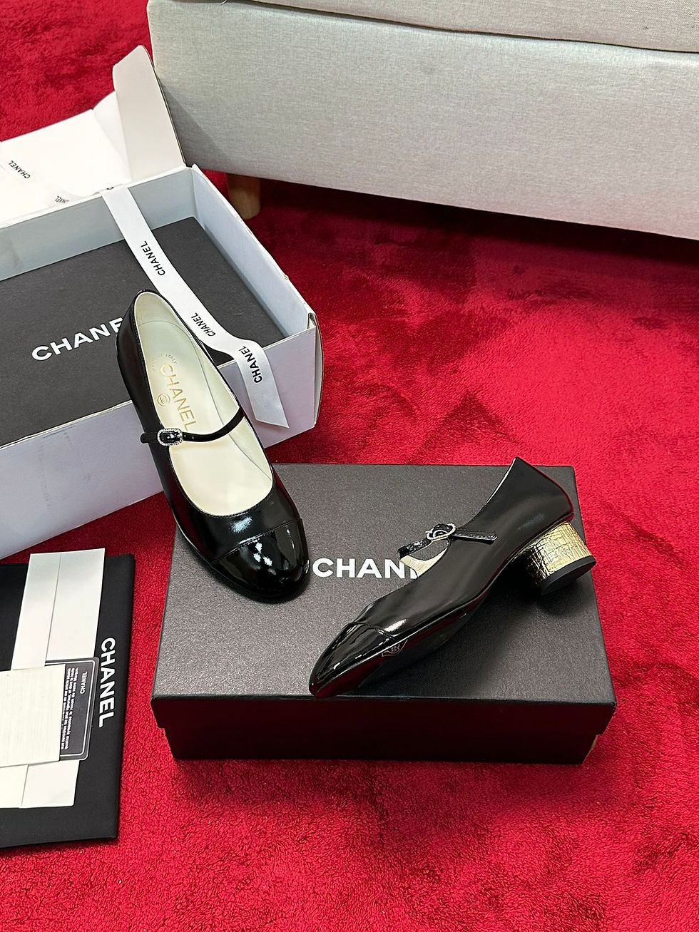 Thumbnail: Chanel Mary Jane Shoe Black