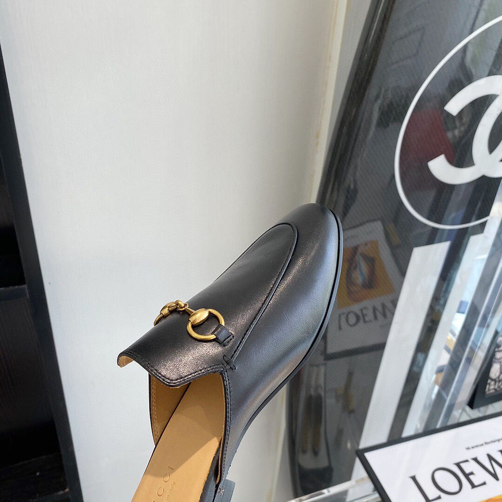 Thumbnail: Gucci Horse bit Mule Slippers Black