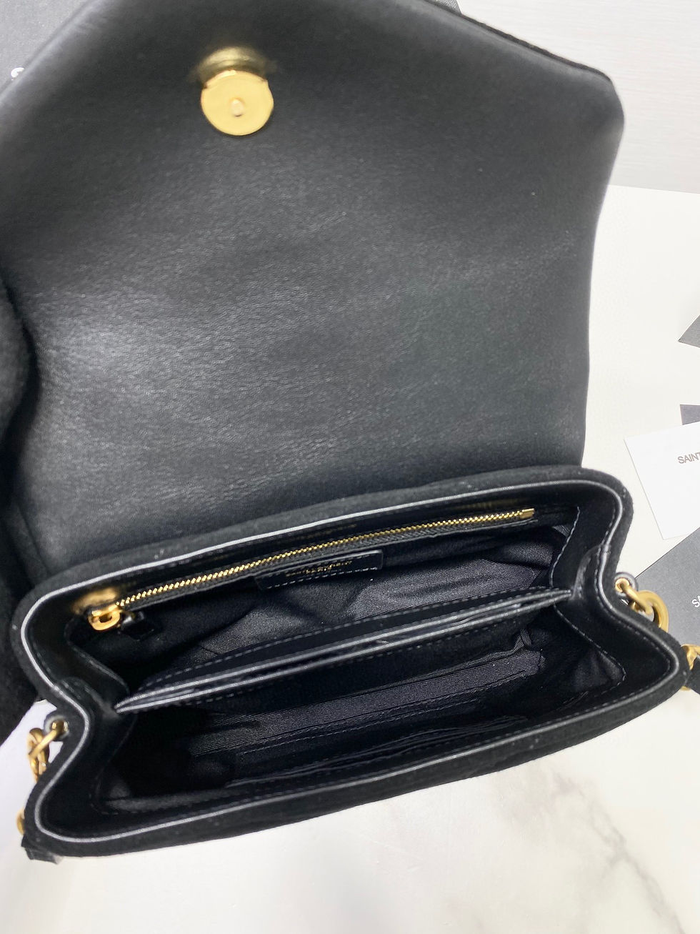Thumbnail: YSL Loulou Shoulder Bag Black