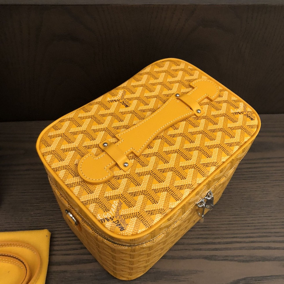 Thumbnail: Goyard Muse Vanity Case Yellow
