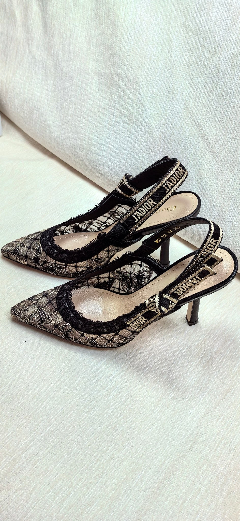 Christian Dior J'Adior Slingback Pump Black