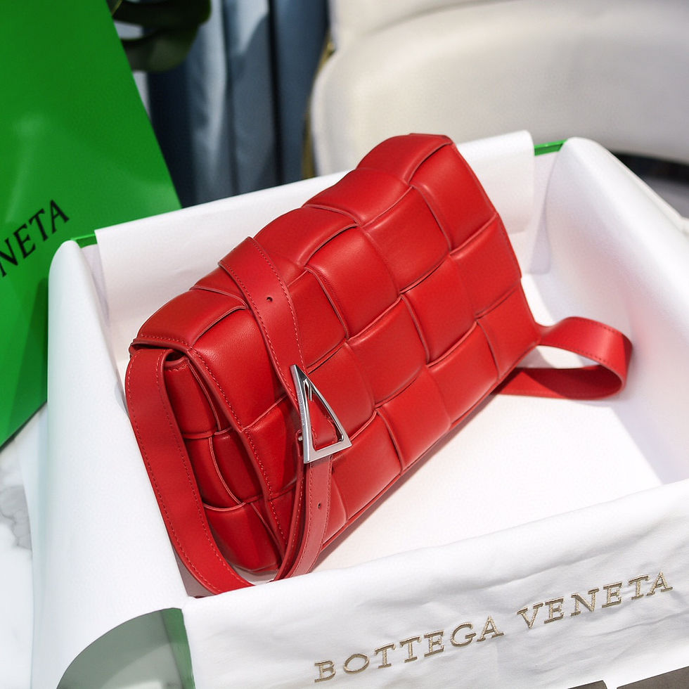 Thumbnail: Bottega Veneta Padded Cassette Cross-body Bag Red
