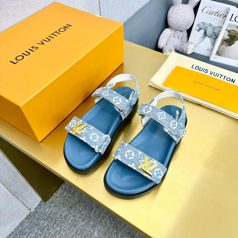 Thumbnail: Louis Vuitton Sandals Blue & White
