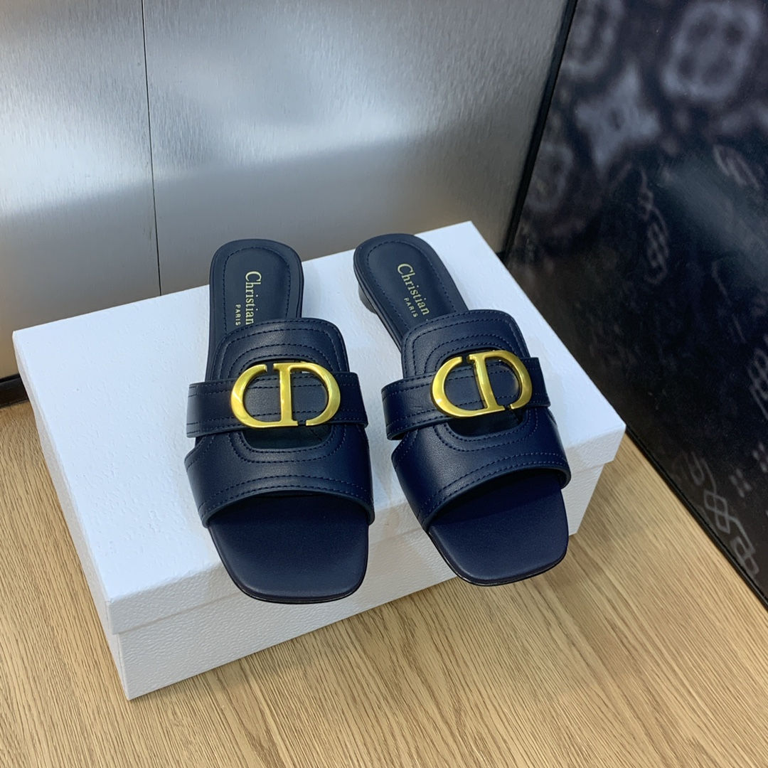 Christian Dior 30 Montaigne Slide Blue